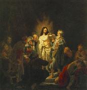 The Incredulity of St Thomas Rembrandt